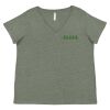 Curvy Collection Women's Fine Jersey V-Neck Tee Thumbnail