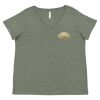 Curvy Collection Women's Fine Jersey V-Neck Tee Thumbnail