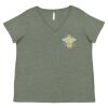 Curvy Collection Women's Fine Jersey V-Neck Tee Thumbnail