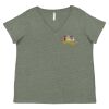 Curvy Collection Women's Fine Jersey V-Neck Tee Thumbnail
