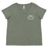 Curvy Collection Women's Fine Jersey V-Neck Tee Thumbnail