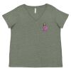 Curvy Collection Women's Fine Jersey V-Neck Tee Thumbnail