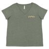 Curvy Collection Women's Fine Jersey V-Neck Tee Thumbnail