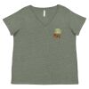 Curvy Collection Women's Fine Jersey V-Neck Tee Thumbnail