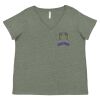 Curvy Collection Women's Fine Jersey V-Neck Tee Thumbnail
