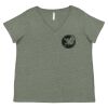 Curvy Collection Women's Fine Jersey V-Neck Tee Thumbnail