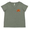 Curvy Collection Women's Fine Jersey V-Neck Tee Thumbnail