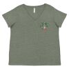 Curvy Collection Women's Fine Jersey V-Neck Tee Thumbnail