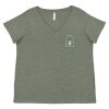 Curvy Collection Women's Fine Jersey V-Neck Tee Thumbnail