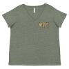 Curvy Collection Women's Fine Jersey V-Neck Tee Thumbnail