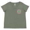 Curvy Collection Women's Fine Jersey V-Neck Tee Thumbnail