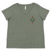 Curvy Collection Women's Fine Jersey V-Neck Tee Thumbnail