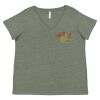 Curvy Collection Women's Fine Jersey V-Neck Tee Thumbnail
