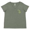 Curvy Collection Women's Fine Jersey V-Neck Tee Thumbnail