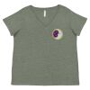 Curvy Collection Women's Fine Jersey V-Neck Tee Thumbnail