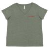 Curvy Collection Women's Fine Jersey V-Neck Tee Thumbnail