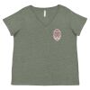Curvy Collection Women's Fine Jersey V-Neck Tee Thumbnail