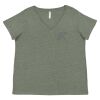 Curvy Collection Women's Fine Jersey V-Neck Tee Thumbnail