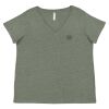 Curvy Collection Women's Fine Jersey V-Neck Tee Thumbnail