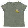 Curvy Collection Women's Fine Jersey V-Neck Tee Thumbnail