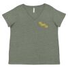 Curvy Collection Women's Fine Jersey V-Neck Tee Thumbnail