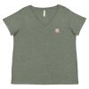 Curvy Collection Women's Fine Jersey V-Neck Tee Thumbnail