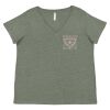Curvy Collection Women's Fine Jersey V-Neck Tee Thumbnail