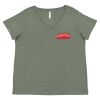 Curvy Collection Women's Fine Jersey V-Neck Tee Thumbnail