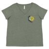 Curvy Collection Women's Fine Jersey V-Neck Tee Thumbnail