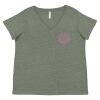 Curvy Collection Women's Fine Jersey V-Neck Tee Thumbnail