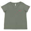 Curvy Collection Women's Fine Jersey V-Neck Tee Thumbnail