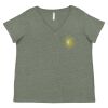 Curvy Collection Women's Fine Jersey V-Neck Tee Thumbnail