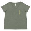 Curvy Collection Women's Fine Jersey V-Neck Tee Thumbnail