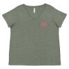 Curvy Collection Women's Fine Jersey V-Neck Tee Thumbnail