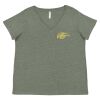 Curvy Collection Women's Fine Jersey V-Neck Tee Thumbnail