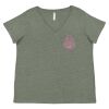 Curvy Collection Women's Fine Jersey V-Neck Tee Thumbnail