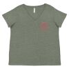 Curvy Collection Women's Fine Jersey V-Neck Tee Thumbnail