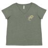 Curvy Collection Women's Fine Jersey V-Neck Tee Thumbnail
