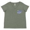 Curvy Collection Women's Fine Jersey V-Neck Tee Thumbnail