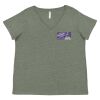Curvy Collection Women's Fine Jersey V-Neck Tee Thumbnail