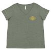 Curvy Collection Women's Fine Jersey V-Neck Tee Thumbnail
