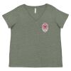 Curvy Collection Women's Fine Jersey V-Neck Tee Thumbnail