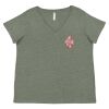 Curvy Collection Women's Fine Jersey V-Neck Tee Thumbnail
