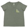 Curvy Collection Women's Fine Jersey V-Neck Tee Thumbnail