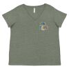 Curvy Collection Women's Fine Jersey V-Neck Tee Thumbnail