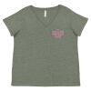 Curvy Collection Women's Fine Jersey V-Neck Tee Thumbnail