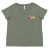 Curvy Collection Women's Fine Jersey V-Neck Tee Thumbnail