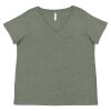 Curvy Collection Women's Fine Jersey V-Neck Tee Thumbnail