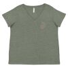 Curvy Collection Women's Fine Jersey V-Neck Tee Thumbnail