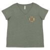 Curvy Collection Women's Fine Jersey V-Neck Tee Thumbnail